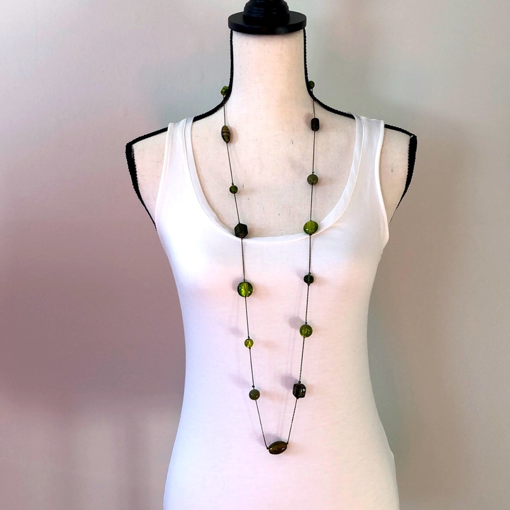 Green Beaded Necklace